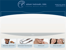 Tablet Screenshot of lagunabeachdentist.com